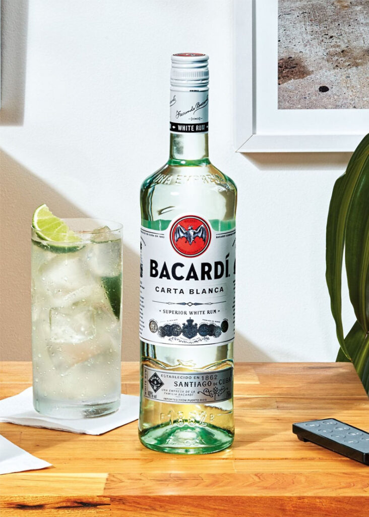 BACARDI CARTA BLANCA CLASSIC SUPERIOR WHITE RUM (375 ml)