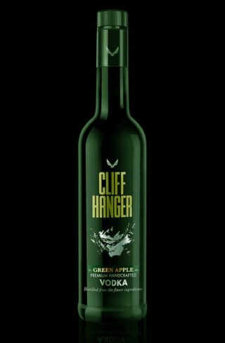 CLIFF HANGER GREEN APPLE PREMIUM HANDCRAFTED VODKA