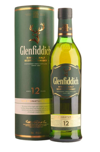 GLENFIDDICH SINGLE MALT SCOTCH WHISKY 12 YO