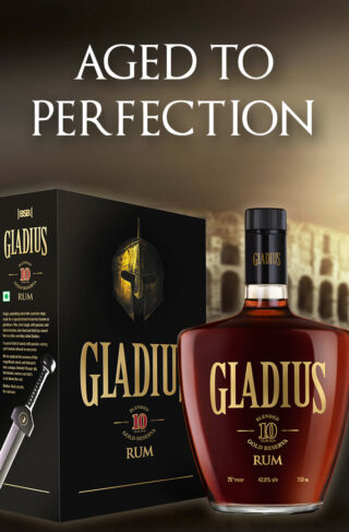 GLADIUS BLENDED 10 YEAR OLD GOLD RESERVA RUM