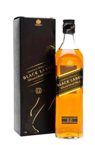 JOHNNIE WALKER BLACK LABEL BLENDED SCOTCH WHISKY