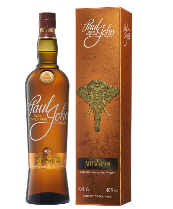 PAUL JOHN INDIAN SINGLE MALT WHISKY NIRVANA UNPEATED (750 ml)