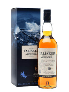 TALISKER SINGLE MALT SCOTCH WHISKY AGED 10 YEARS