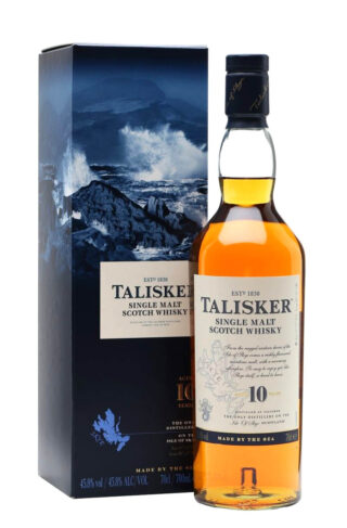 TALISKER SINGLE MALT SCOTCH WHISKY AGED 10 YEARS