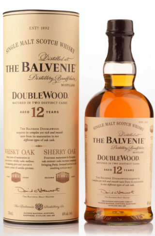 THE BALVENIE DOUBLEWOOD AGED 12 YEARS SINGLE MALT SCOTCH WHISKY