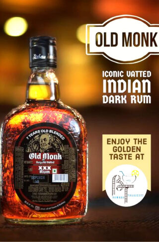 7 YEARS OLD BLENDED OLD MONK VERY OLD VATTED SPECIAL XXX RUM