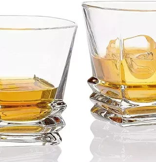 Old Fashioned Whiskey Rocks Glass - Pack of 2