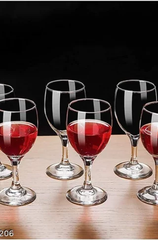 Wine Glass Set of 6 - 190 ML